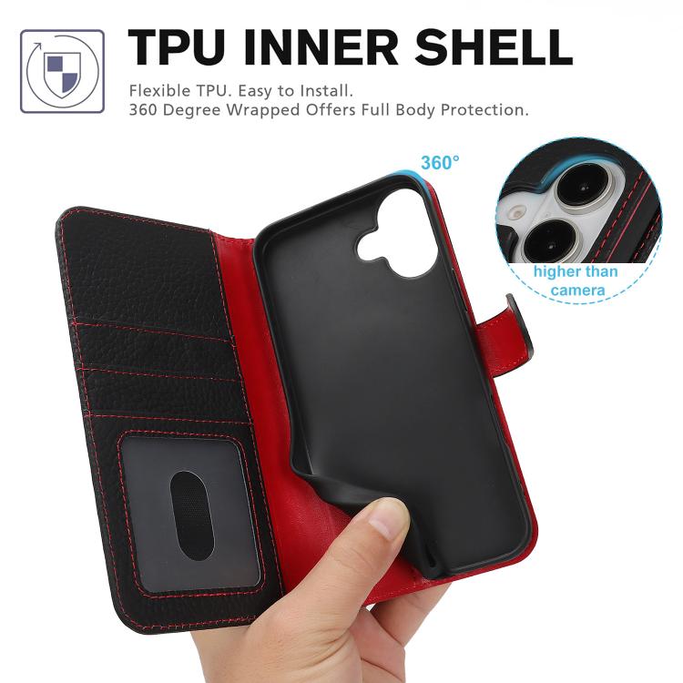 For iPhone 12 / 12 Pro Genuine Leather Card Wallet MagSafe Phone Case(Dark Blue) - iPhone 12 / 12 Pro Cases by buy2fix | Online Shopping UK | buy2fix