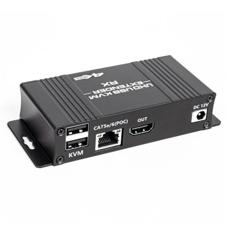 D5-1 / D6-1 80m Cat6 / 5e Network Cable Extender Computer Control HDMI KVM Extender, Plug:EU Plug - Adapter by buy2fix | Online Shopping UK | buy2fix