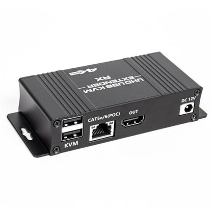D5-1 / D6-1 80m Cat6 / 5e Network Cable Extender Computer Control HDMI KVM Extender, Plug:EU Plug - Adapter by buy2fix | Online Shopping UK | buy2fix