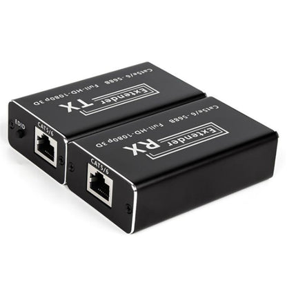 D1-1 / D2-1 Network Cable HD Video Signal Transmitter 50m Extender HDMI to RJ45 Extender, Plug:EU Plug - Adapter by buy2fix | Online Shopping UK | buy2fix