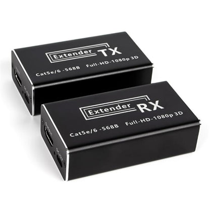 D1-1 / D2-1 Network Cable HD Video Signal Transmitter 50m Extender HDMI to RJ45 Extender, Plug:EU Plug - Adapter by buy2fix | Online Shopping UK | buy2fix