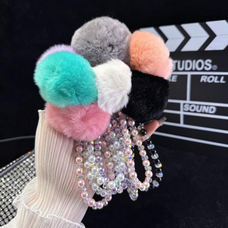 Hairball Chain Pendant Phone Chain(Black) - Lanyards & Wrist Straps by buy2fix | Online Shopping UK | buy2fix