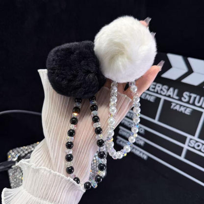 Hairball Chain Pendant Phone Chain(Black) - Lanyards & Wrist Straps by buy2fix | Online Shopping UK | buy2fix