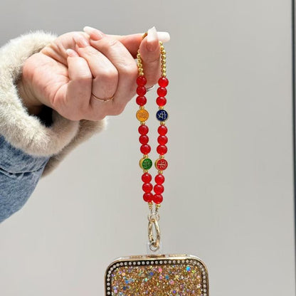 Ping An Festive Phone Chain(Green) - Lanyards & Wrist Straps by buy2fix | Online Shopping UK | buy2fix