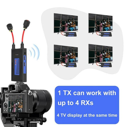 BOVBOX 092 Pro Audio Video Transmitter Receiver 300m Wireless HDMI Extender, Plug:EU Plug - Adapter by buy2fix | Online Shopping UK | buy2fix