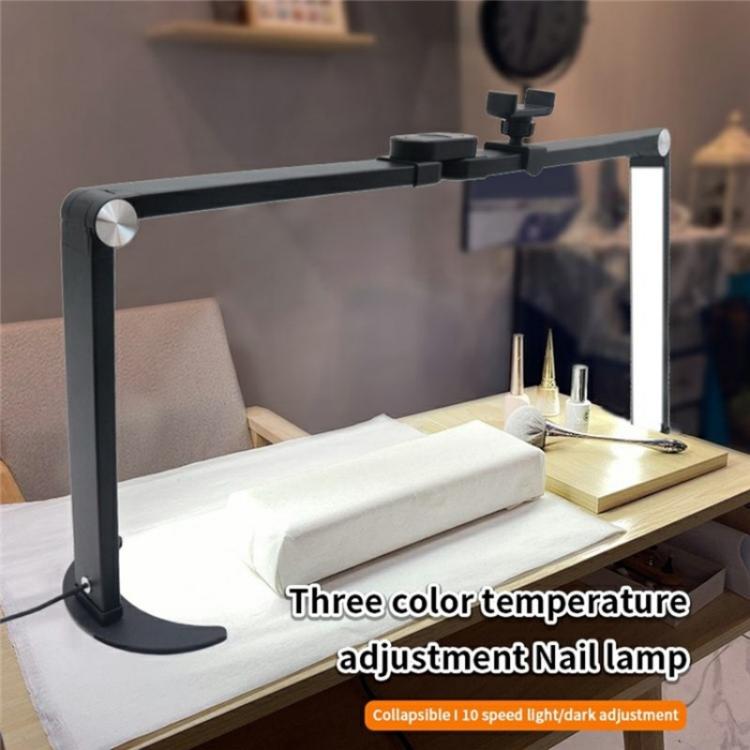 M21X 35W Beauty Tattoo Eyebrow Eyelash Nail Art Lighting Lamp with Phone Stand, Plug:US Plug(White) - Selfie Light by buy2fix | Online Shopping UK | buy2fix