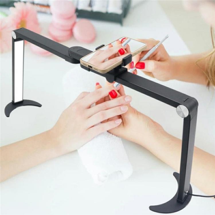 M21X 35W Beauty Tattoo Eyebrow Eyelash Nail Art Lighting Lamp with Phone Stand, Plug:AU Plug(White) - Selfie Light by buy2fix | Online Shopping UK | buy2fix