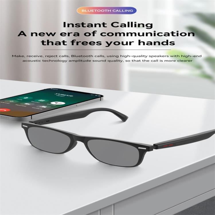 D13 Smart Glasses, Support Bluetooth Call / Bluetooth Music / Remote Control Photo(White) - Smart Glasses by buy2fix | Online Shopping UK | buy2fix
