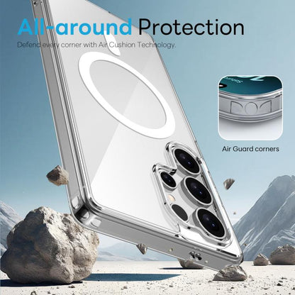 For Samsung Galaxy S25 Ultra 5G NORTHJO 2 in 1 PC MagSafe Magnetic Phone Case with Screen Film(Clear) - Galaxy S25 Ultra 5G Cases by NORTHJO | Online Shopping UK | buy2fix