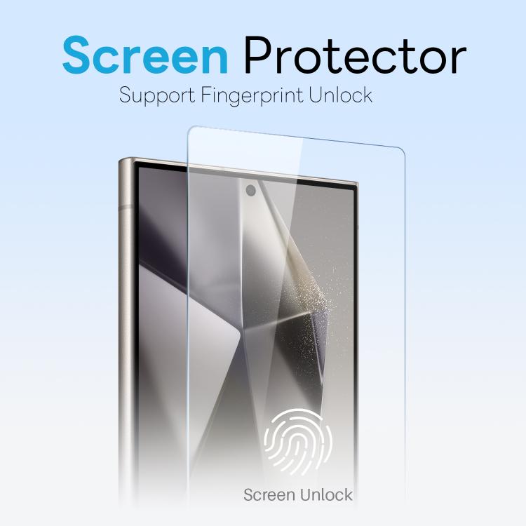 For Samsung Galaxy S24 Ultra 5G NORTHJO 2 in 1 PC MagSafe Magnetic Phone Case with Screen Film(Clear) - Galaxy S24 Ultra 5G Cases by NORTHJO | Online Shopping UK | buy2fix