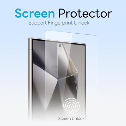 For Samsung Galaxy S24 Ultra 5G NORTHJO 2 in 1 PC MagSafe Magnetic Phone Case with Screen Film(Clear) - Galaxy S24 Ultra 5G Cases by NORTHJO | Online Shopping UK | buy2fix