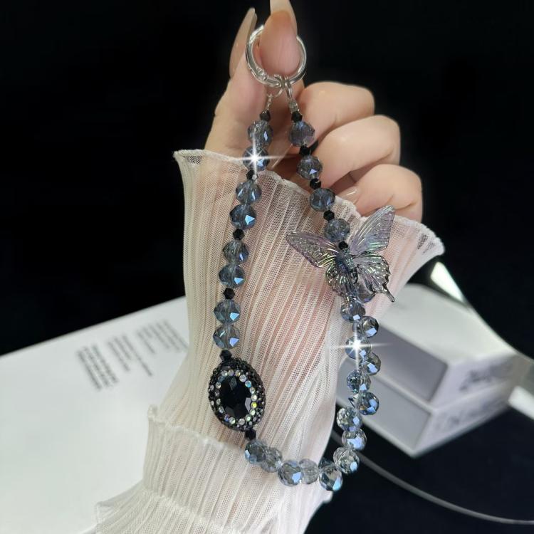 Heavy Industry Diamond-Rncrusted Sparkle Retro Phone Chain(Blue) - Lanyards & Wrist Straps by buy2fix | Online Shopping UK | buy2fix