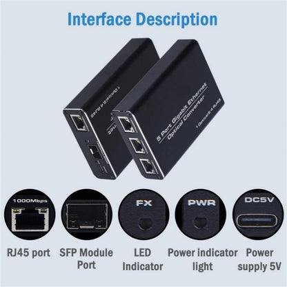 HW6 With TX / RX 1.25G Single Mode Single Fiber Transmission Adapter - Adapter by buy2fix | Online Shopping UK | buy2fix
