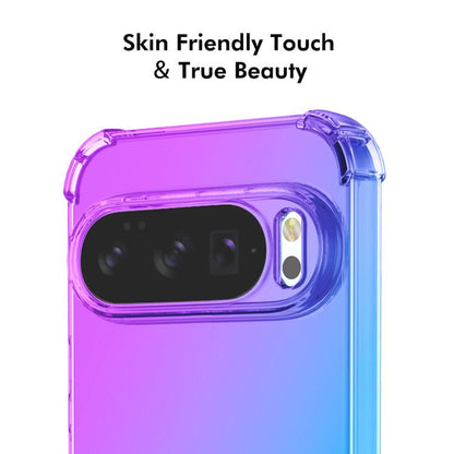 For Google Pixel 10 / 10 Pro ENKAY Hat-Prince Gradient Airbag TPU Phone Case(Purple Blue) - Google Cases by ENKAY | Online Shopping UK | buy2fix