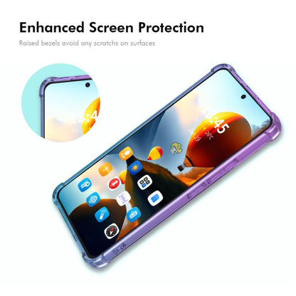 For Google Pixel 10 Pro XL ENKAY Hat-Prince Gradient Airbag TPU Phone Case(Blue Pink) - Google Cases by ENKAY | Online Shopping UK | buy2fix