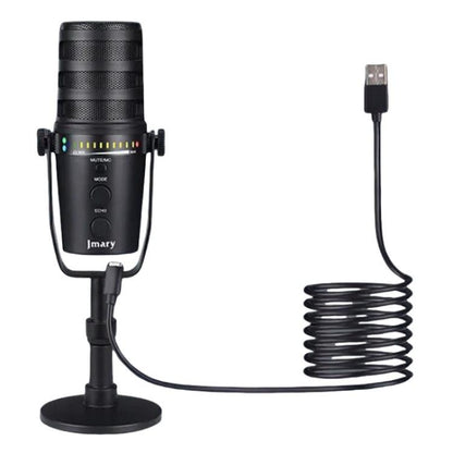 JMARY MC-PW12 360 Degree Rotating USB Desktop Microphone - Microphone by Jmary | Online Shopping UK | buy2fix