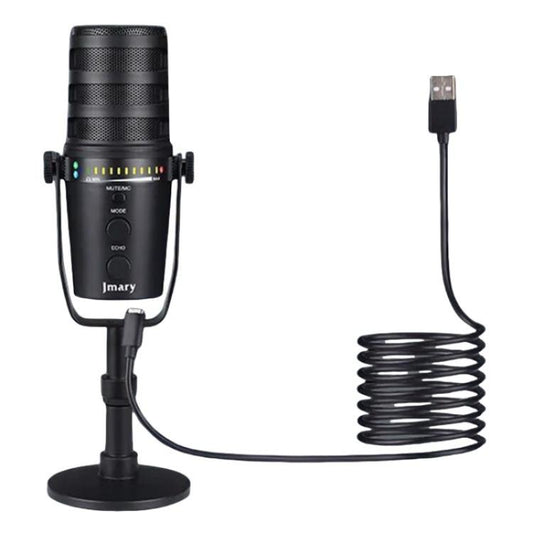 JMARY MC-PW12 360 Degree Rotating USB Desktop Microphone - Microphone by Jmary | Online Shopping UK | buy2fix