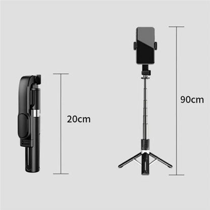 JMARY KT-219 Extendable Selfie Stick Tripod Stand  With Remote Control - Selfie Sticks by Jmary | Online Shopping UK | buy2fix
