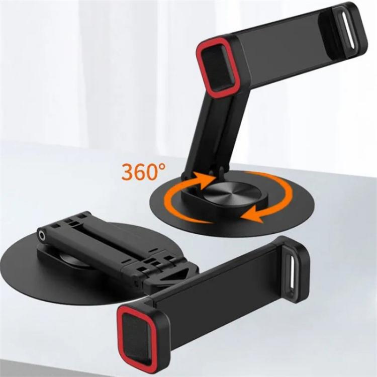 JMARY MK63 Foldable 360 Degree Rotating Base Desktop Phone Tablet Holder - Stand by Jmary | Online Shopping UK | buy2fix