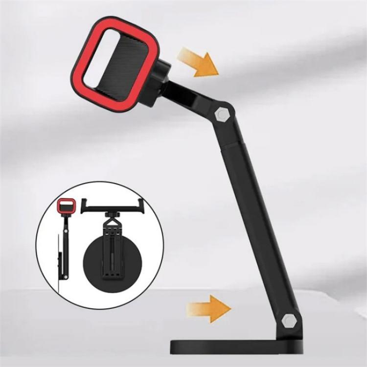 JMARY MK63 Foldable 360 Degree Rotating Base Desktop Phone Tablet Holder - Stand by Jmary | Online Shopping UK | buy2fix