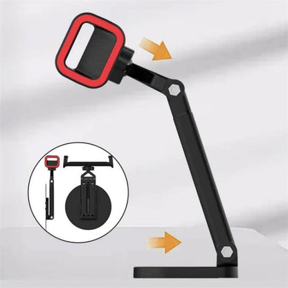 JMARY MK63 Foldable 360 Degree Rotating Base Desktop Phone Tablet Holder - Stand by Jmary | Online Shopping UK | buy2fix