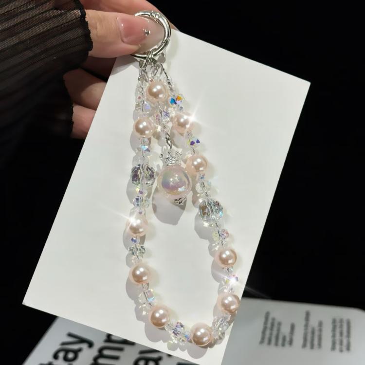 Small Crown Tassel Phone Chain(Pink) - Lanyards & Wrist Straps by buy2fix | Online Shopping UK | buy2fix