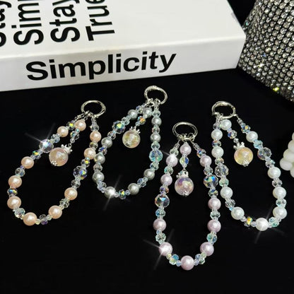 Small Crown Tassel Phone Chain(Pink) - Lanyards & Wrist Straps by buy2fix | Online Shopping UK | buy2fix