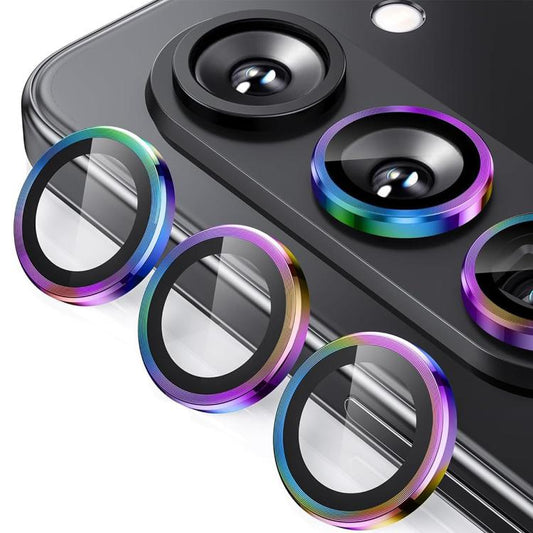 For Samsung Galaxy Z Fold7 ENKAY Hat-Prince 9H Rear Camera Lens Aluminium Alloy Tempered Glass Film(Colorful) - Galaxy Z Fold7 5G Tempered Glass by ENKAY | Online Shopping UK | buy2fix