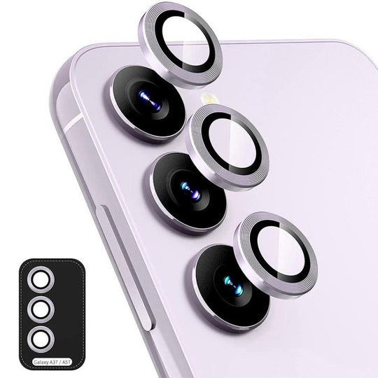 For Galaxy A37 / A57 ENKAY Hat-Prince 9H Rear Camera Lens Aluminium Alloy Tempered Glass Film(Purple)