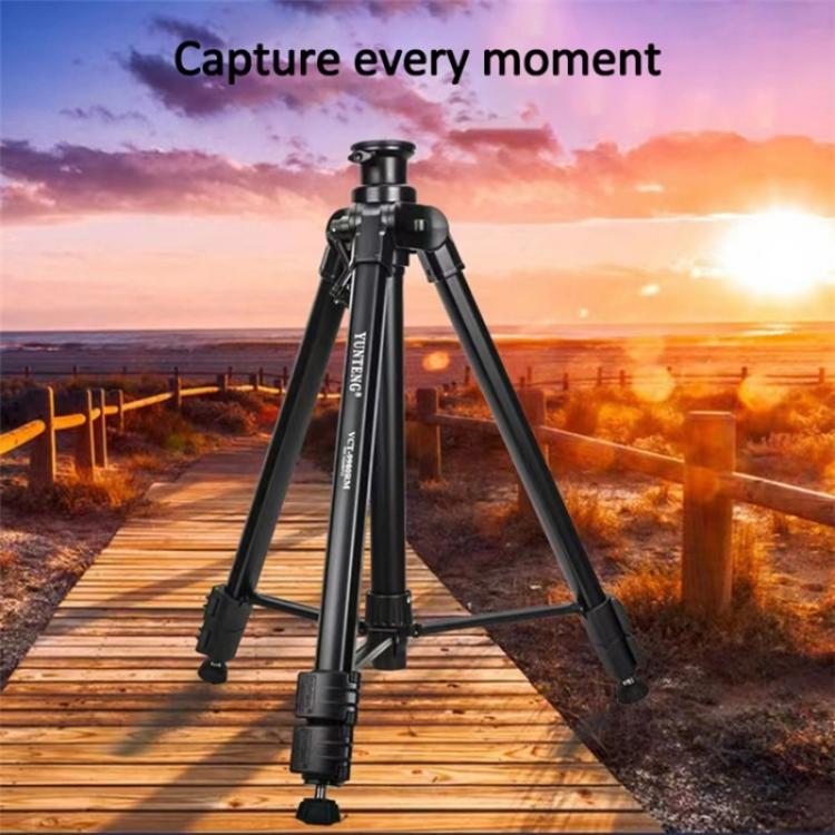 YUNTENG VCT-9980 Camera Tripod Stand Portable Cell Phone Mount Holder with Carrying Bag - Tripods by YUNTENG | Online Shopping UK | buy2fix