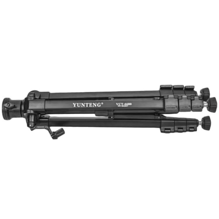 YUNTENG VCT-6680 Travel Tripod Telescopic 152CM Camera Mount Phone Tripod - Tripods by YUNTENG | Online Shopping UK | buy2fix