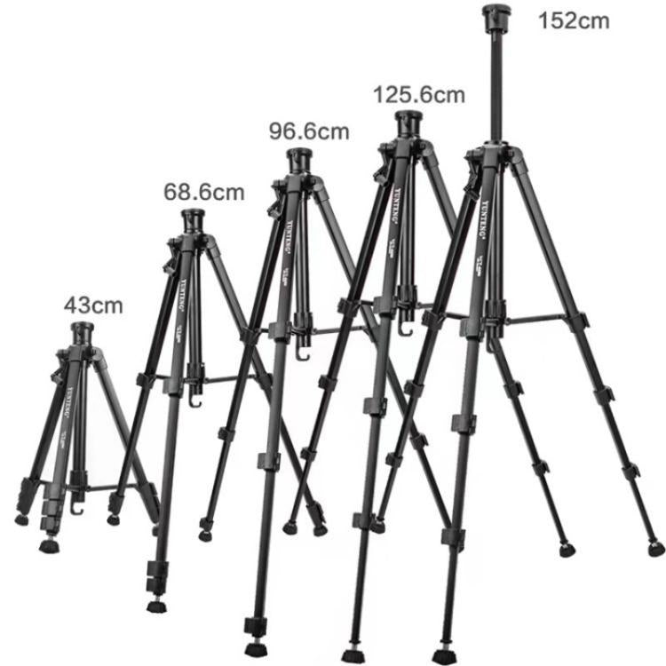 YUNTENG VCT-6680 Travel Tripod Telescopic 152CM Camera Mount Phone Tripod - Tripods by YUNTENG | Online Shopping UK | buy2fix