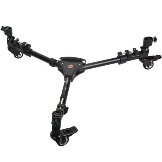 YUNTENG 900L DV Camera Photography Tripod Base Stand Universal Folding 3 Wheels Pulley - Other Accessories by YUNTENG | Online Shopping UK | buy2fix