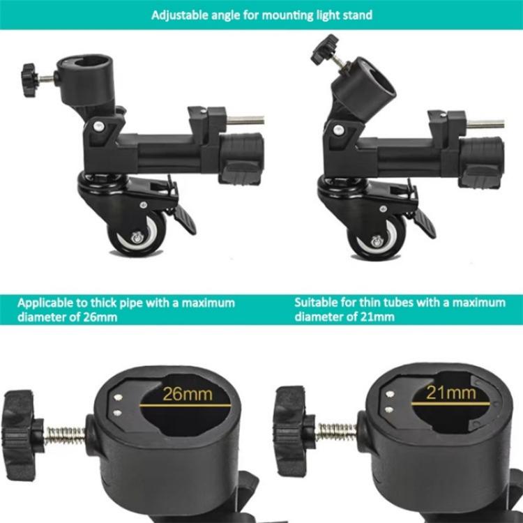 YUNTENG 900L DV Camera Photography Tripod Base Stand Universal Folding 3 Wheels Pulley - Other Accessories by YUNTENG | Online Shopping UK | buy2fix