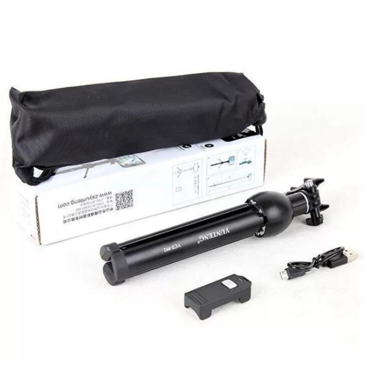 YUNTENG VCT-992 Extendable Aluminum Alloy Selfie Stick Integrated Tabletop Tripod with Remote Control - Selfie Sticks by YUNTENG | Online Shopping UK | buy2fix