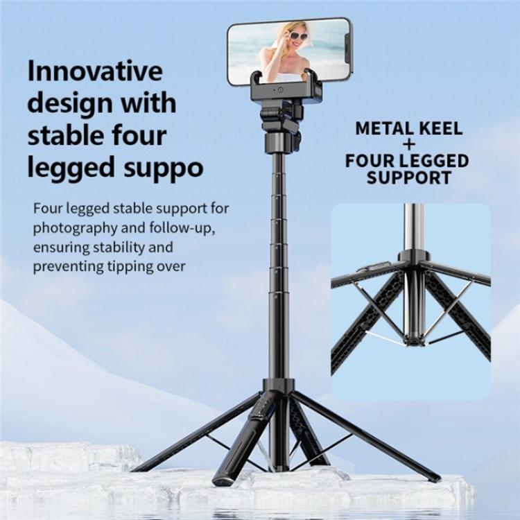 C16 Smart Bluetooth Remote Control Shooting Stand AI Auto-Tracking Selfie Stick - Selfie Sticks by buy2fix | Online Shopping UK | buy2fix