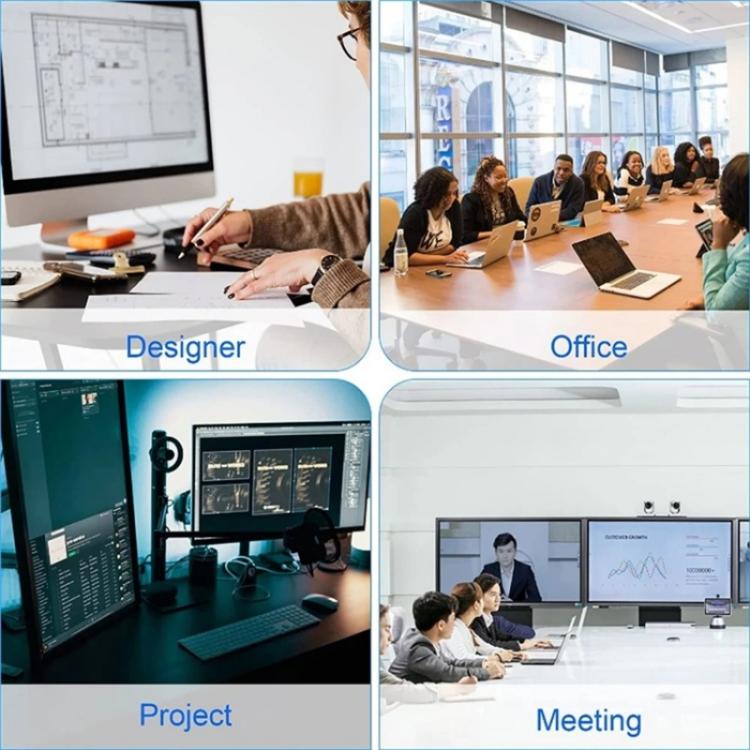 K3-1 4K 60Hz USB 3.0 Dual Screen Display Extender HDMI Matrix 2x2 KVM Switch - Adapter by buy2fix | Online Shopping UK | buy2fix