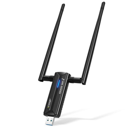 EDUP EP-AX1672 AX3000 USB 3.0 Wireless WiFi 6E Adapter 802.11g High Power Wireless USB Adapter 2.4GHz & 5GHz & 6GHz with Chipset MT7621AU - USB Network Adapter by EDUP | Online Shopping UK | buy2fix