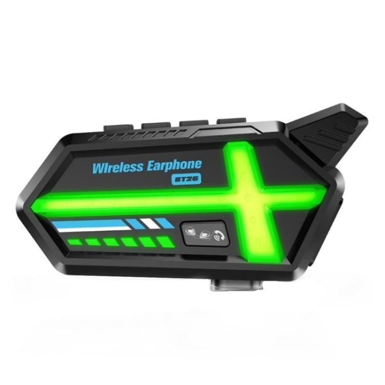 BT26 Outdoors Waterproof 500m Intercom Motorcycle Helmet Bluetooth Headset - Motorcycle Walkie Talkie by buy2fix | Online Shopping UK | buy2fix