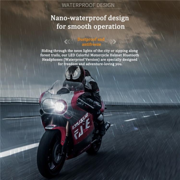 BT26 Outdoors Waterproof 500m Intercom Motorcycle Helmet Bluetooth Headset - Motorcycle Walkie Talkie by buy2fix | Online Shopping UK | buy2fix