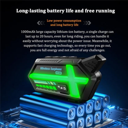 BT26 Outdoors Waterproof 500m Intercom Motorcycle Helmet Bluetooth Headset - Motorcycle Walkie Talkie by buy2fix | Online Shopping UK | buy2fix