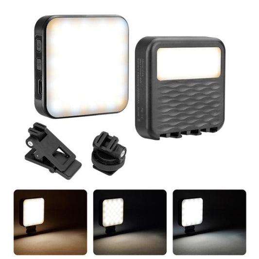 C49 Dual Side Fill Light Mini Portable 3 Color Temperatures Photography Video Light - Selfie Light by buy2fix | Online Shopping UK | buy2fix
