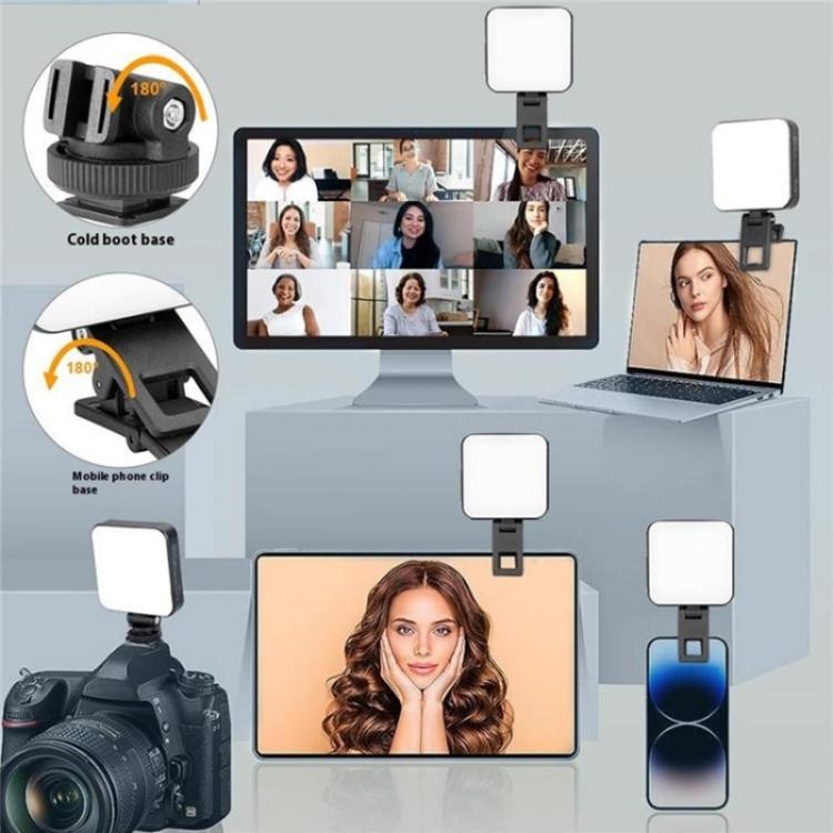 C49 Dual Side Fill Light Mini Portable 3 Color Temperatures Photography Video Light - Selfie Light by buy2fix | Online Shopping UK | buy2fix