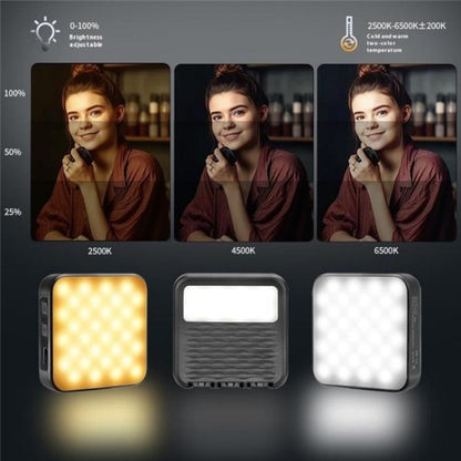 C49 Dual Side Fill Light Mini Portable 3 Color Temperatures Photography Video Light - Selfie Light by buy2fix | Online Shopping UK | buy2fix