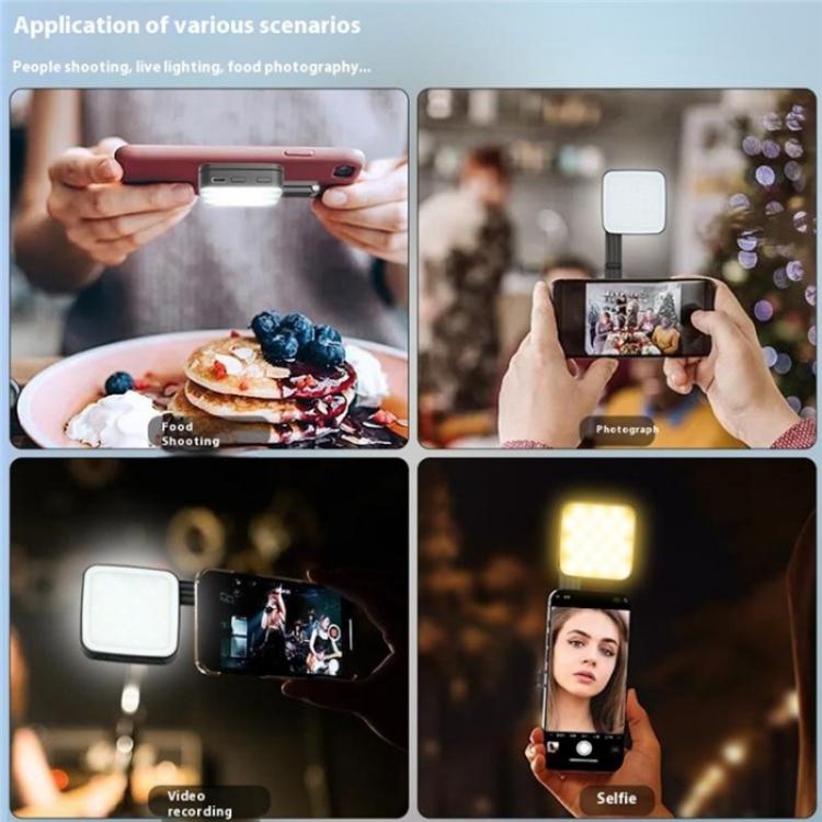 M42 Double-Sided Lighting Fill Light MagSafe Magnetic Phone Selfie Beauty Lamp(Black) - Selfie Light by buy2fix | Online Shopping UK | buy2fix