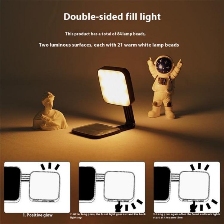 M42 Double-Sided Lighting Fill Light MagSafe Magnetic Phone Selfie Beauty Lamp(Black) - Selfie Light by buy2fix | Online Shopping UK | buy2fix