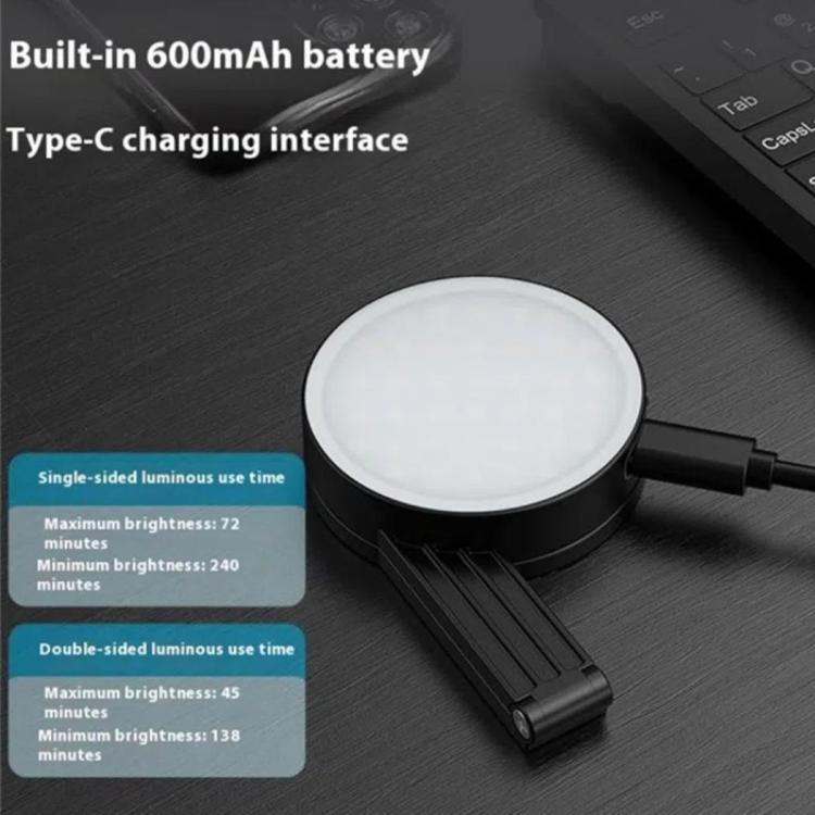 M38 Portable Photography Live MagSafe Magnetic Phone Fill Light(Black) - Selfie Light by buy2fix | Online Shopping UK | buy2fix