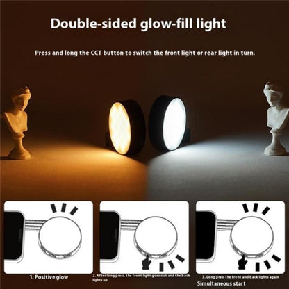 M38 Portable Photography Live MagSafe Magnetic Phone Fill Light(Black) - Selfie Light by buy2fix | Online Shopping UK | buy2fix