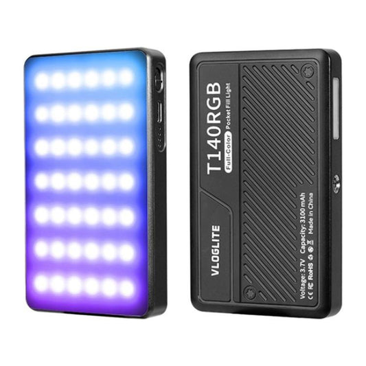 T140RGB Portable Full Color Fill Light for Video Recording / Live Photography - Selfie Light by buy2fix | Online Shopping UK | buy2fix