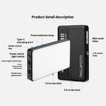 T140 Portable Clip Fill Light Phone Camera Tablet Video Live Selfie Fill Light - Selfie Light by buy2fix | Online Shopping UK | buy2fix